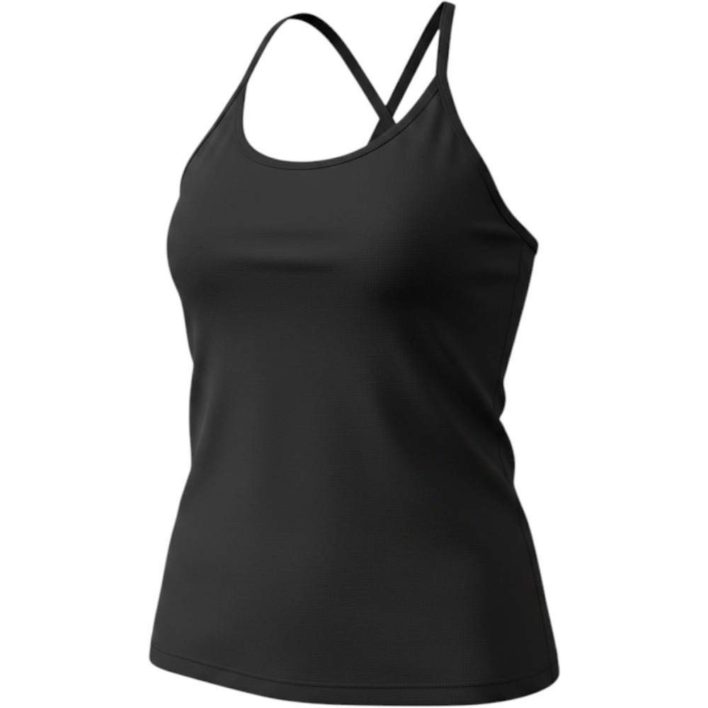 Beyond Yoga x Equinox Womens Black Strappy High Neck Shelf Bra Tank Top Size M